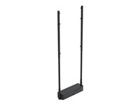 SpacePole mounting component - back-to-back - for dual-sided LCD display - black