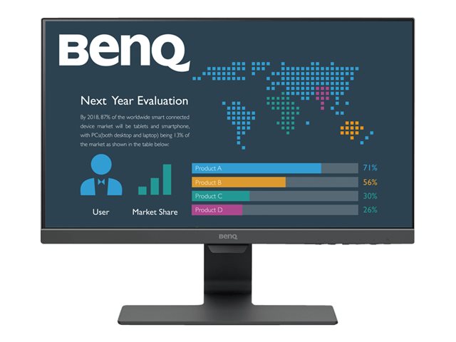 Monitor Benq GW2283 21.5 250 Cd/M² 1920 X 1080 Pixeles 5 Ms Negro