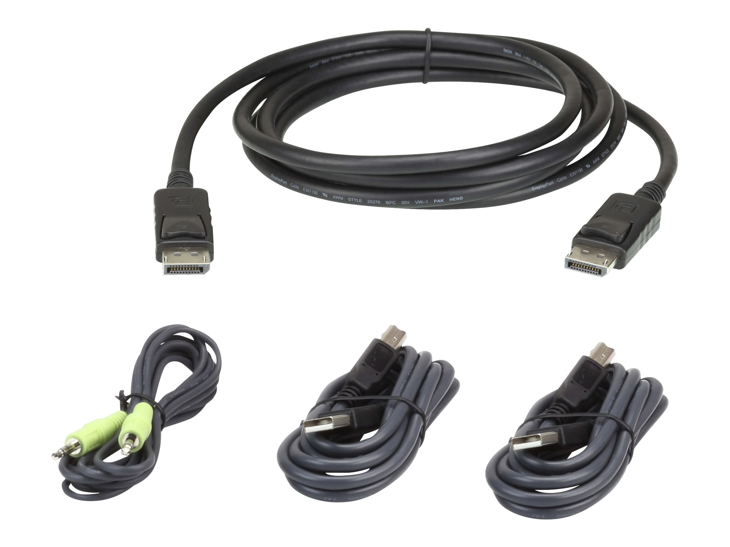 10Ft Single Displayport Cbl Kit Secure Kvm Cable Kit