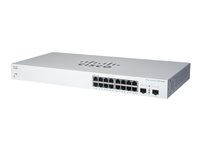 Cisco Business 220 Series CBS220-16P-2G Switch 18-porte Gigabit  PoE+
