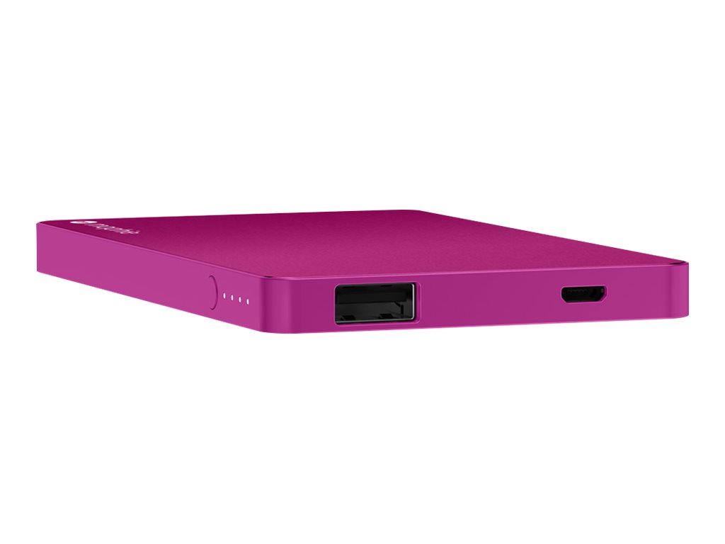 mophie - Powerstation 3000 mAh Portable Charger for Most USB-Enabled  Devices - Pink 