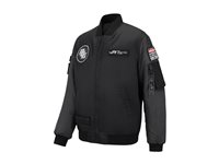 ASUS ROG COSMIC BOMBER JACKET - Regular Fit - Sort Grå Jakke - GEEKD.dk