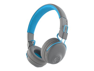 JLab Audio Studio Headphones with mic on-ear Bluetooth wireless blue