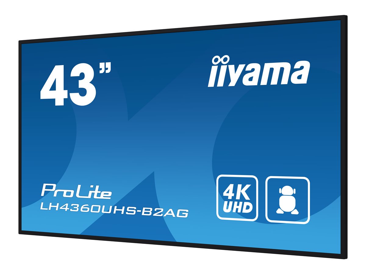 iiyama ProLite LH4360UHS-B2AG 43" Třída (42.5" zobrazitelný) displej LCD s LED podsvícením - 4K - pro digital signage – foto 3