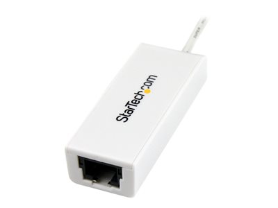 StarTech.com USB 3.0 to Gigabit Ethernet Network Adapter - 10/100/1000 NIC - USB to RJ45 LAN Adapter for PC Laptop or MacBook (USB31000SW) - Network adapter - USB 3.0 - Gigabit Ethernet - white