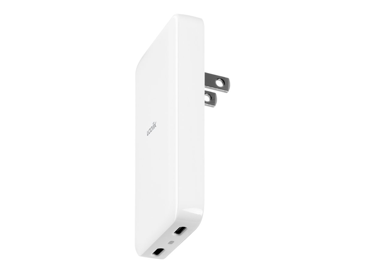 Logiix Power Plus 65 Slim 2 X Usb C Power Adapter White Lgx 13406