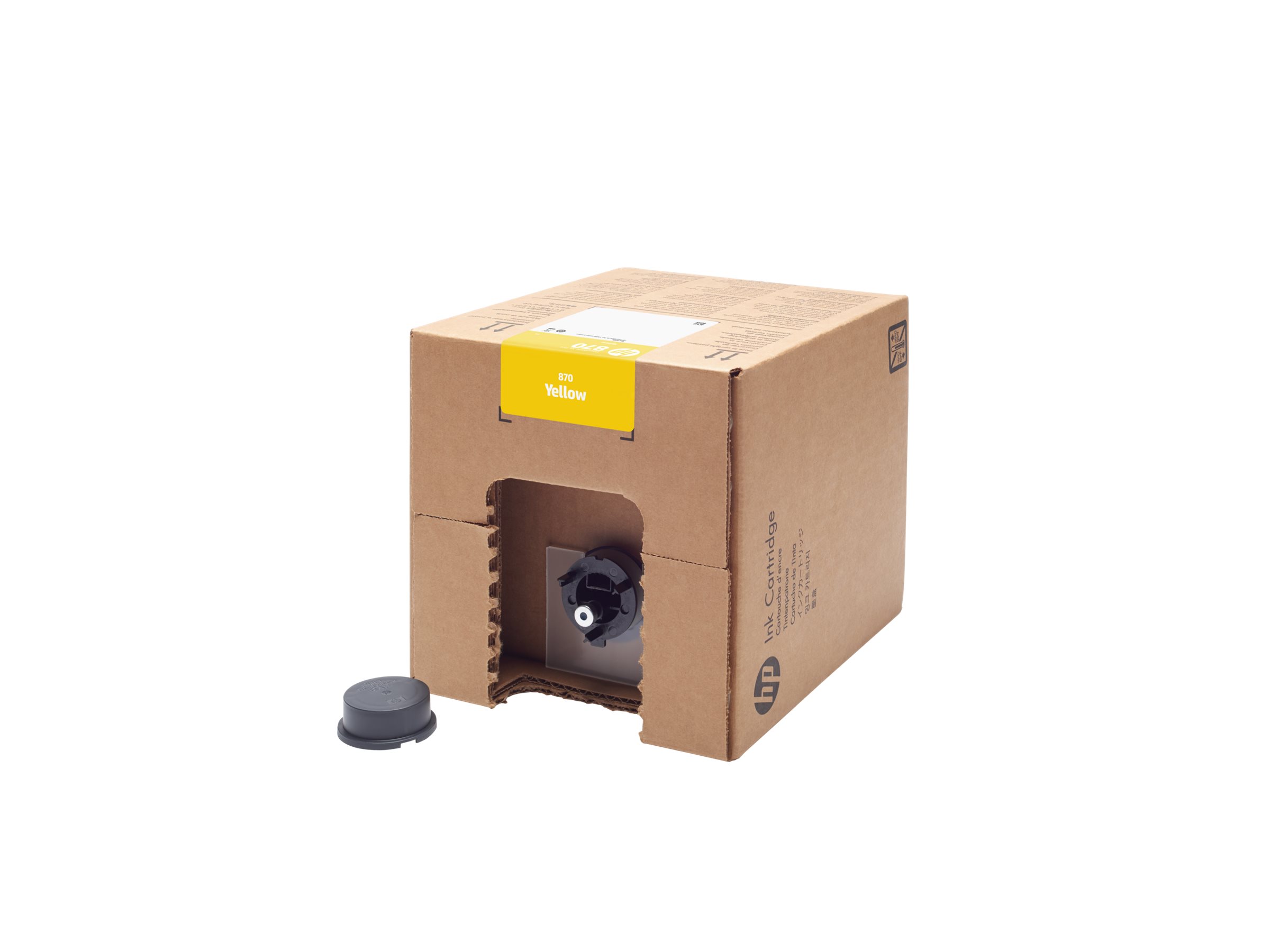 HP 870, yellow, original, PageWide XL Pro, ink cartridge - Image 3