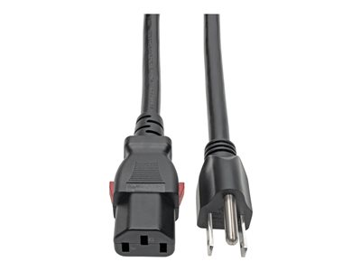 Eaton Tripp Lite Series Computer Power Cord, NEMA 5-15P to Locking C13