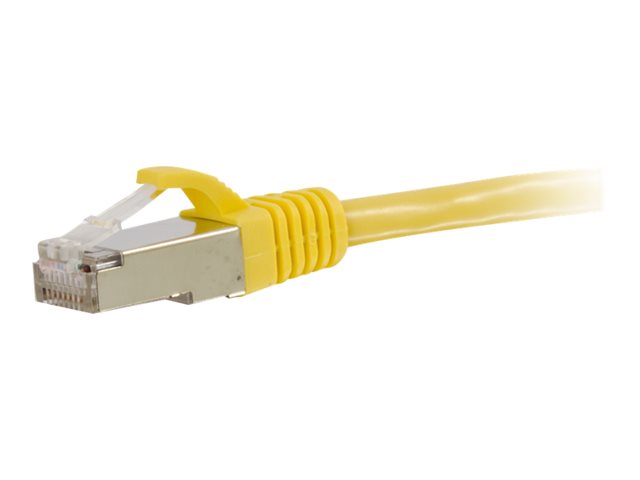C2G Cat5e Booted Shielded (STP) Network Patch Cable - patch kabel - 3 m - žlutá – foto 3