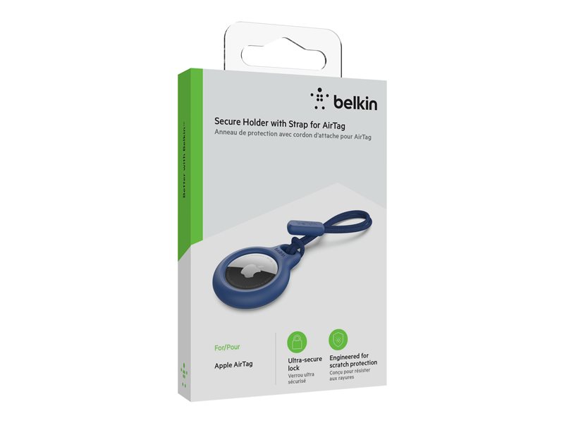 BELKIN AirTag Holder with Strap Blue