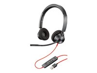 Poly Blackwire 3320-M Kabling Headset Sort