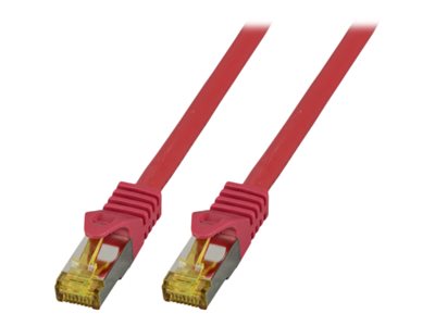 EFB RJ45 Patchkabel Cat.6A S/FTP LSZH Cat.7 Rohkabel rot