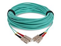 AddOn 20m SC OM4 Aqua Patch Cable