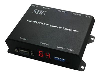 SIIG Full HD HDMI Extender over IP with PoE, RS-232 & IR
