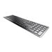 KW 9100 SLIM - keyboard - QWERTY - UK - black, sil