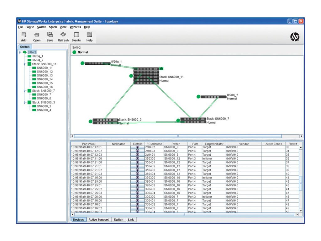 HPE StorageWorks Fabric Manager Enterprise Edition