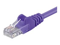 goobay CAT 5e Ikke afskærmet parsnoet (UTP) 25cm Netværkskabel Lilla