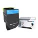 LEXMARK Standard Cyan Toner Cartridge