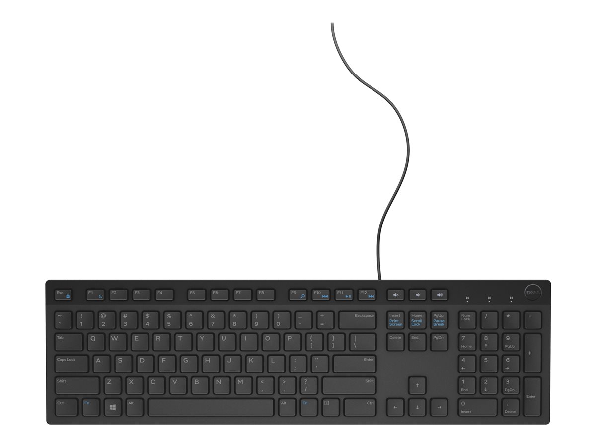 Dell KB216 - klávesnice - QWERTY - US mezinárodní - černá Vstupní zařízení – foto 2