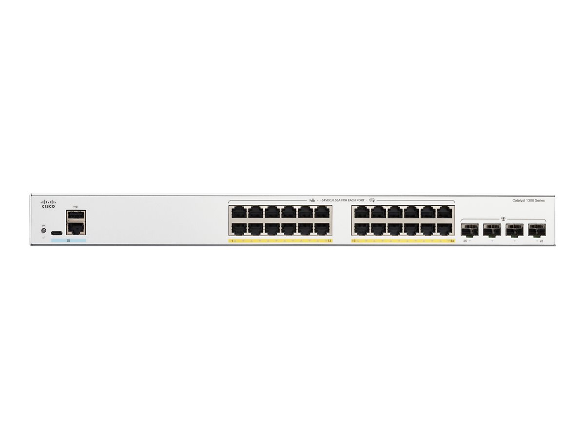 Cisco Catalyst 1300-24FP-4G - přepínač - 24 porty - řízený - Lze montovat do rozvaděče – foto 2