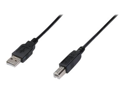 DIGITUS USB-kabel 3m Sort