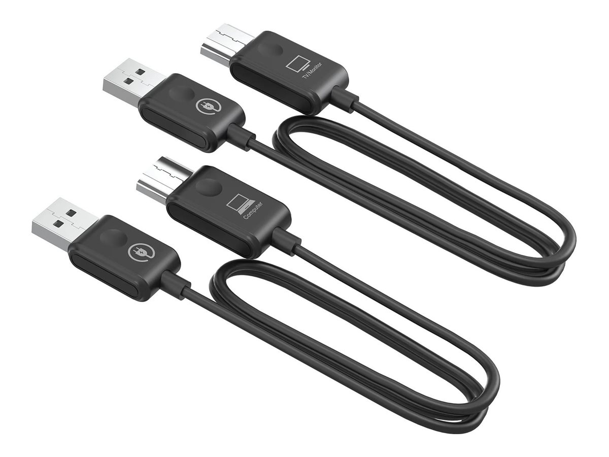 Minix H1 transmitter and receiver wireless video/audio extender Product shot Right-angle 79850