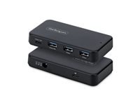 Startech - Concentrateur (hub) - 3 x SuperSpeed USB 3.0 + 1 x USB-C (alimentation électrique) - de bureau