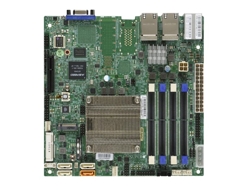 Płyta Główna Supermicro A2SDI-LN4F 1x CPU Mini-ITX Quad 1GbE LAN ports, w/ IPMI 