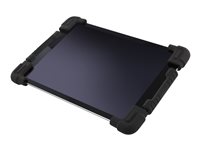 DELTACO case in silicone for 7-8' tablets, stand, black