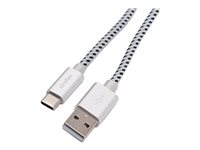 Cirafon USB Type-C kabel 1m Sort Hvid 