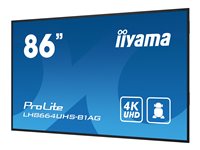 iiyama ProLite LH8664UHS-B1AG 86' Digital skiltning 3840 x 2160