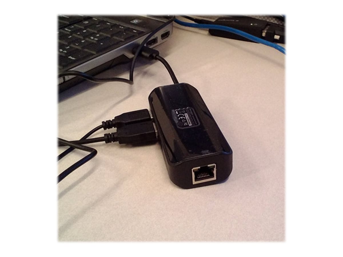 KENS Hub USB3.0 3Port + Ethernet bk | K33982WW