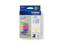 Brother Cartouche jet d'encre d'origine LC221Y