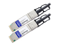 AddOn - Câble d'attache directe 40GBase - Conformité TAA - QSFP+ (M) pour QSFP+ (M) 