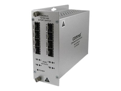 COMNET CNGE8US Switch unmanaged 8 x SFP rack-mountable, wall
