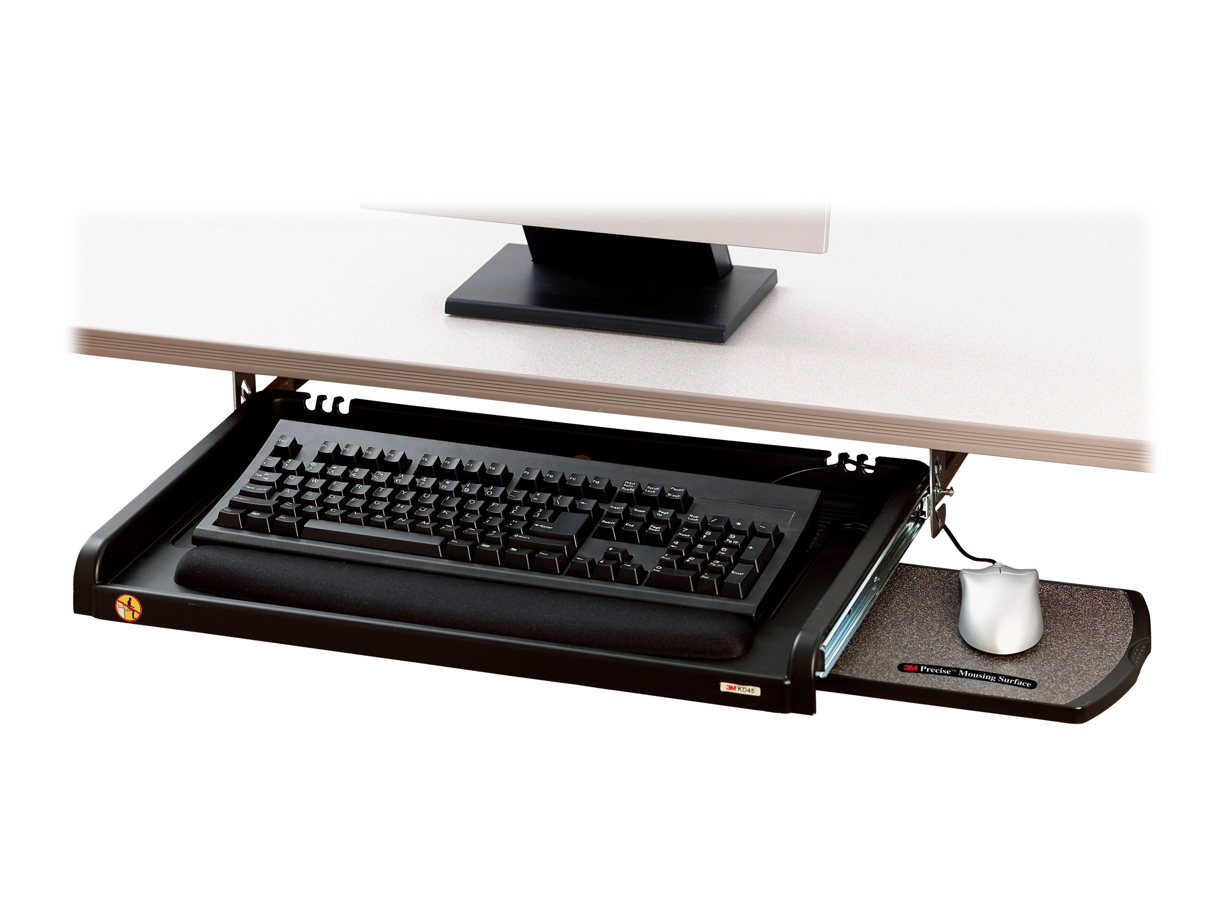 UNDER DESK KEYBOARD DRAWER BLK ALL-IN-ONE 25 IN. X 16.5 IN