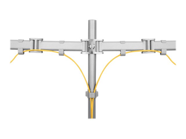 NEOMOUNTS Flat Desk Mount 2 screens Silv