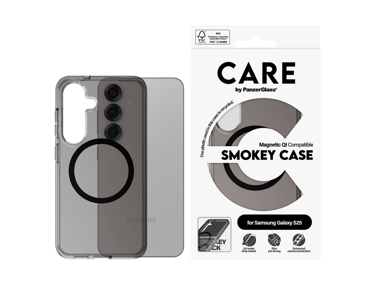 PanzerGlass CARE Samsung Galaxy S25 Smokey QI – foto 3