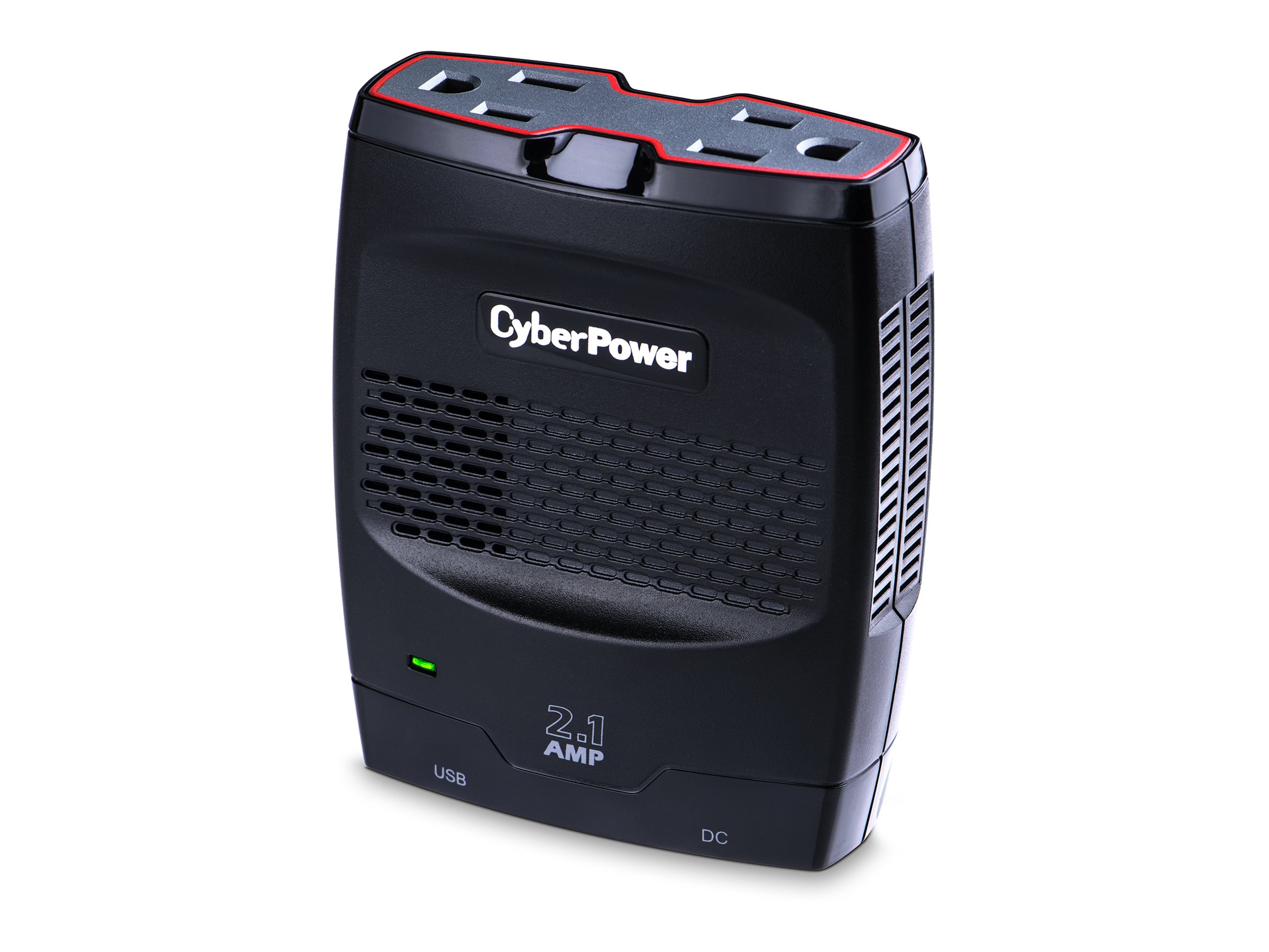 POWER INVERTER MOBILE 175W USB2.1A CHARGER AUTO PLUG 2 YR WARR