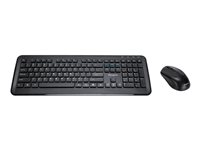 Targus KM610 - keyboard and mouse set - combo full size - QWERTY - Spanish - black Input Device