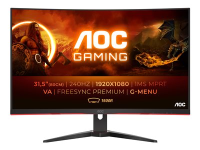 Gaming C32G2ZE/BK - LED monitor - gaming - curved 