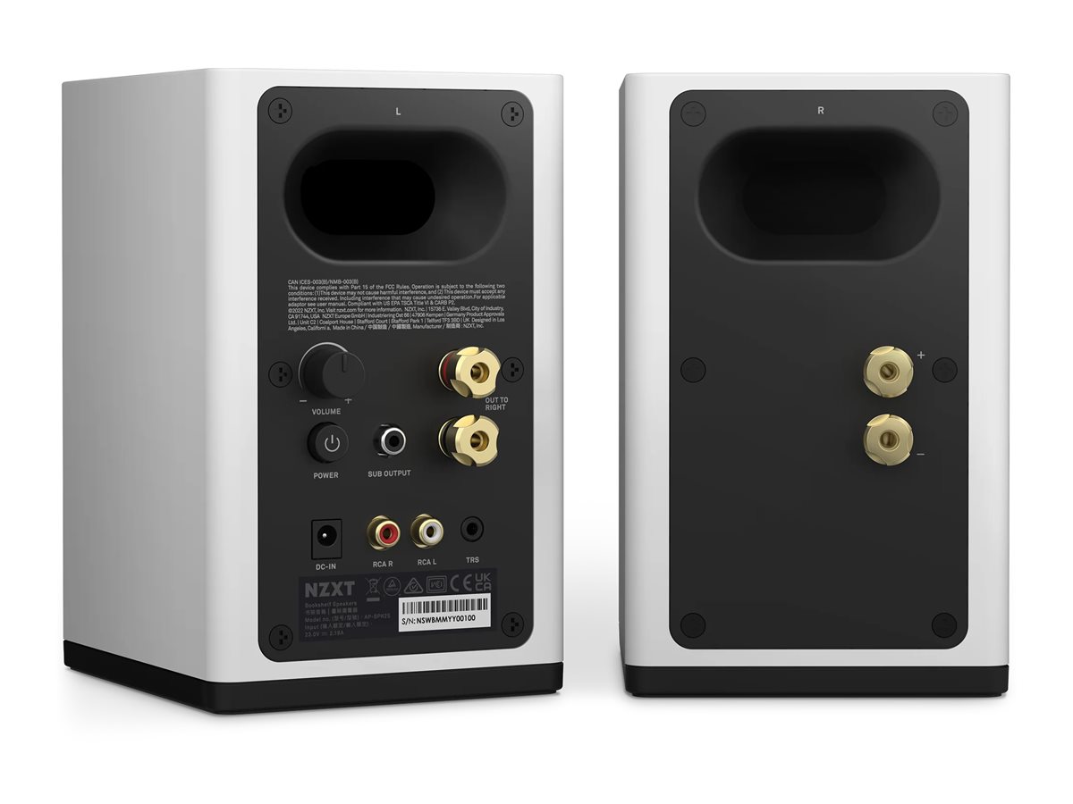 NZXT Relay speakers for Product shot Back 78850