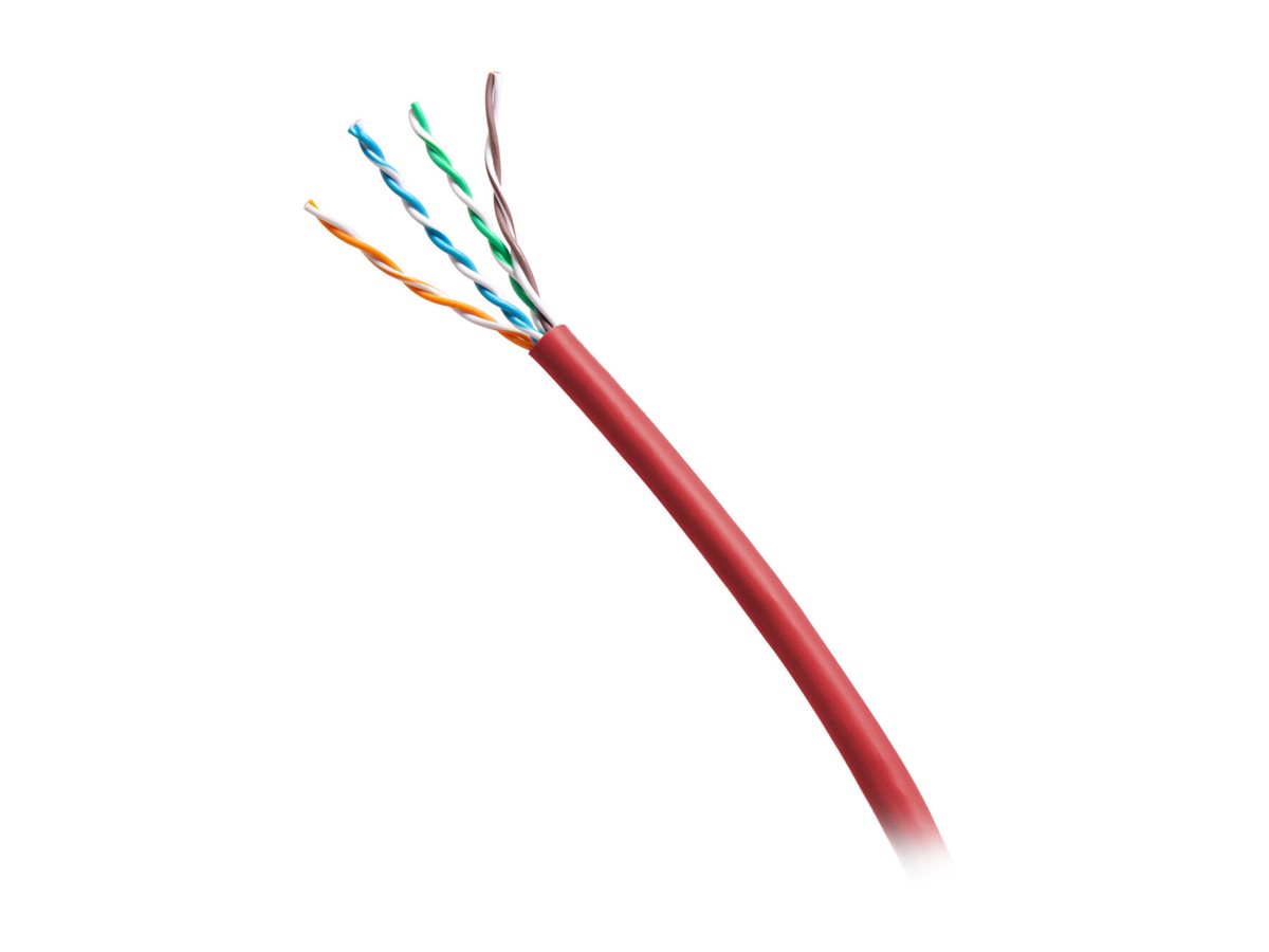 C2G 1000ft (304.8m) TAA-Compliant Cat6 Bulk Unshielded (UTP) Ethernet Network Cable with Solid Conductors-Riser CMR-Rated