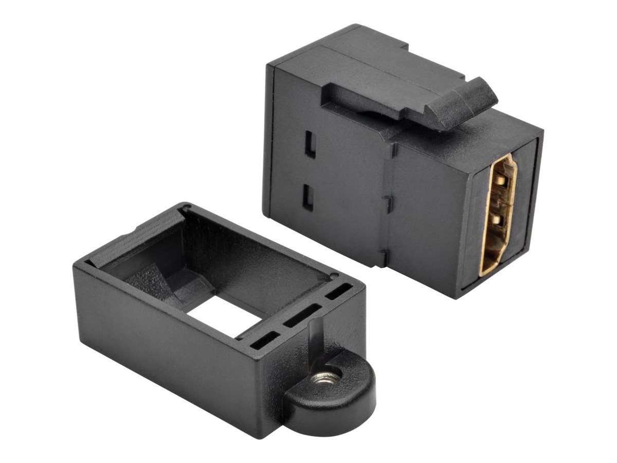 Tripp Lite HDMI Coupler Keystone Panel Mount F/F Black