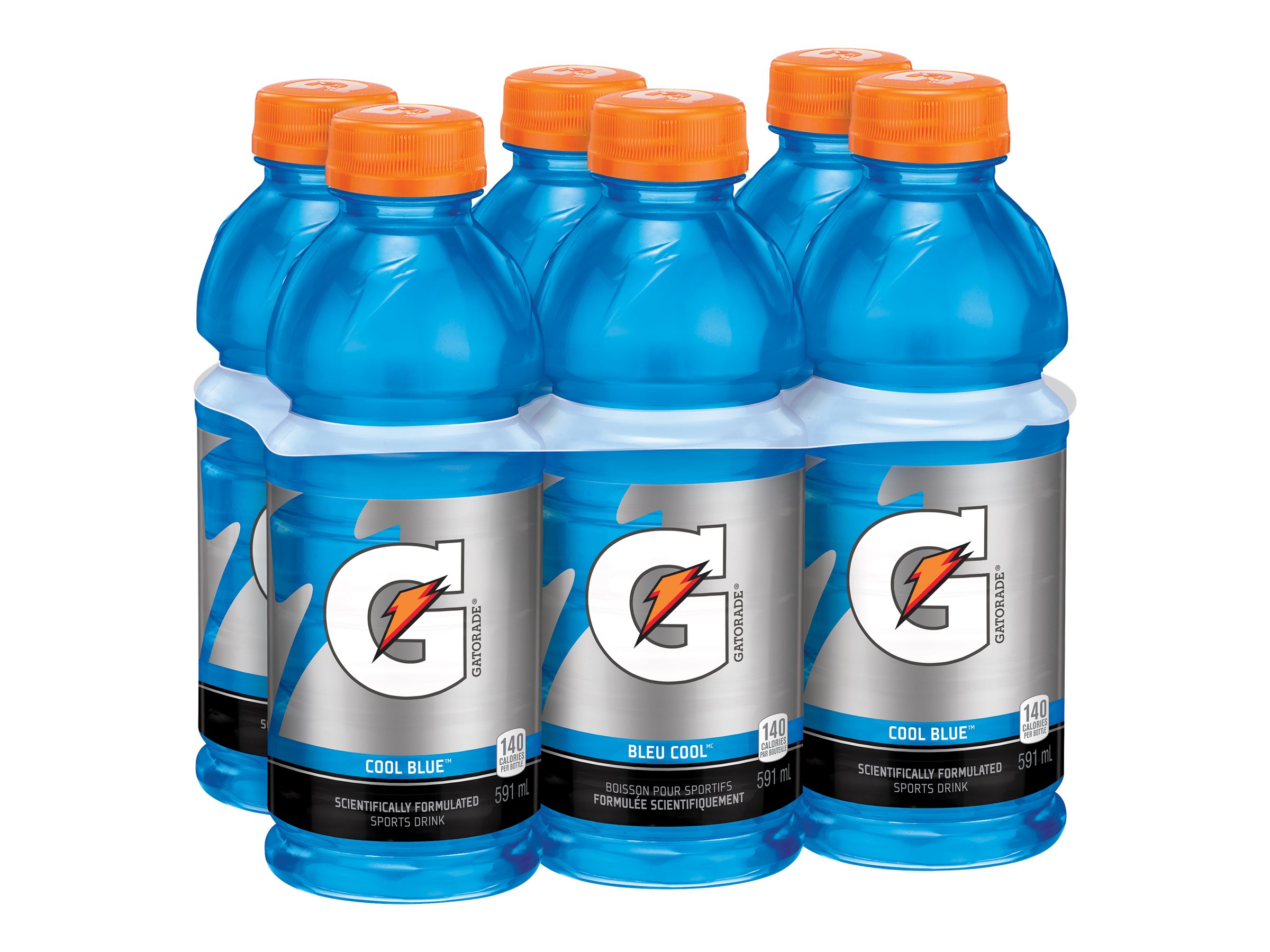 Gatorade Sports Drink - Cool Blue - 6x591ml