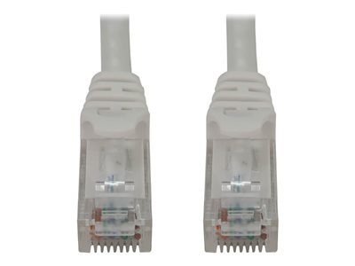 Eaton Tripp Lite Series Cat6a 10G Snagless Molded UTP Ethernet Cable (RJ45 M/M), PoE, White, 100 ft. (30.5 m)