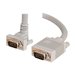 C2G Premium 50ft Premium Shielded HD15 SXGA M/M Monitor Cable with 90? Upward-Angled Male Connector