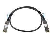 Startech HPE JG326A Compatible 1m 40G QSFP+ to QSFP+ Direct Attach Cable Twinax, 40 GbE QSFP+ Copper DAC 40 Gbps Low Power Active Transceiver Module DAC, 40GE QSFP+ Cable, Firepower - Lifetime Warranty (JG326AST) - 40GBase direct attach cable - 1 m - black