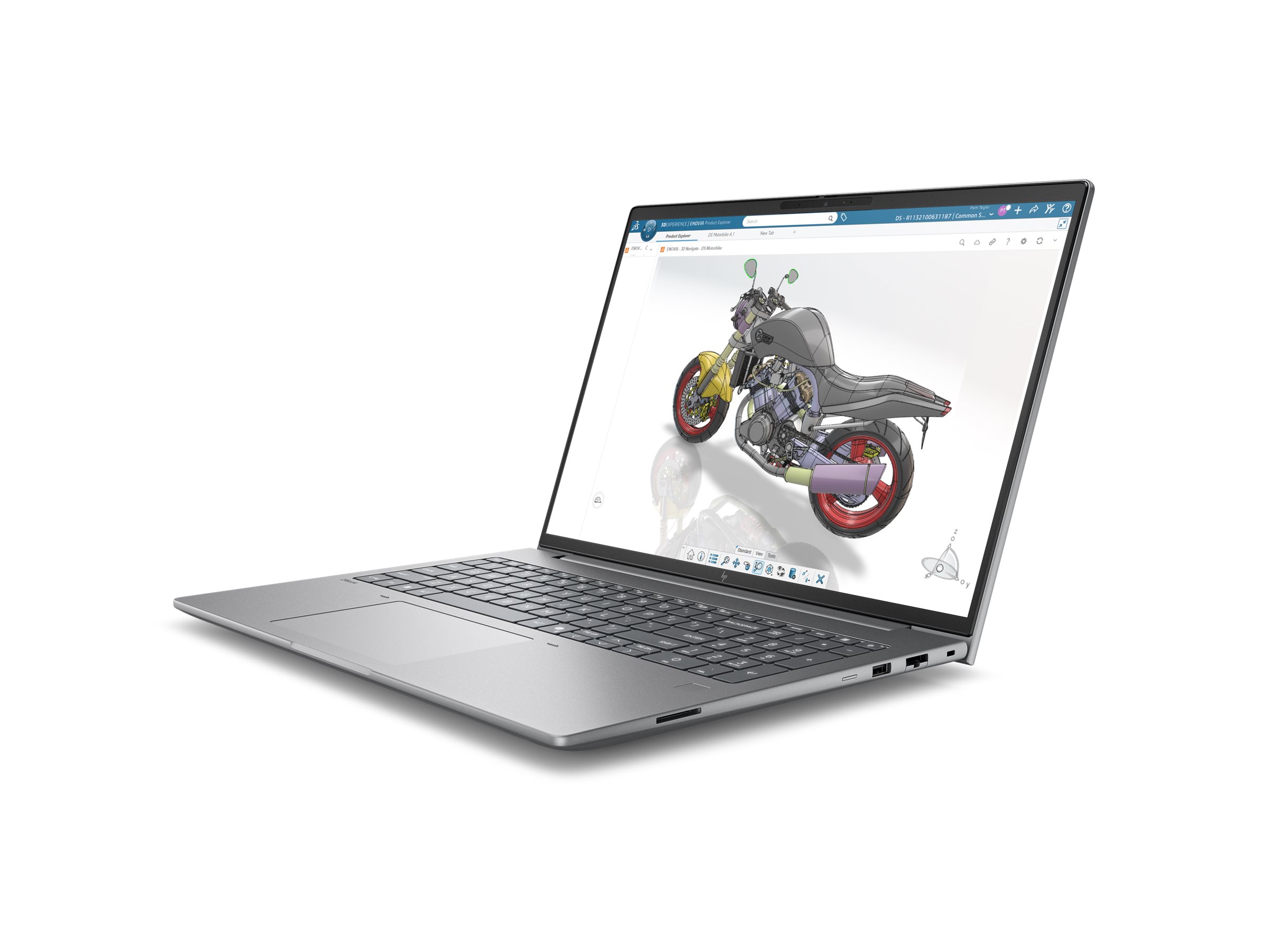 HP ZBook X G2i Mobile Workstation Copilot+ PC AI PC AI Workstation 16 Intel Core Ultra 7 Product shot Right-angle 80001