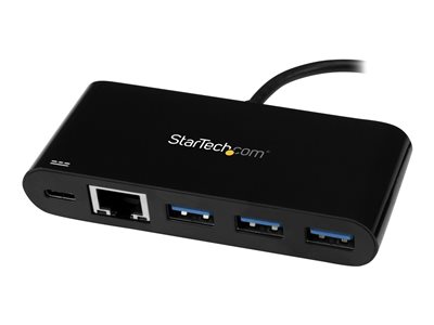 StarTech.com Hub USB 3.1 Type-C à 4 ports - USB 3.1 Gen 2 (10 Gbps) - Multiprise  USB-C vers 4x USB-A - Auto-alimenté - concentrateur (hub) - 4 ports  (HB31C4AB)